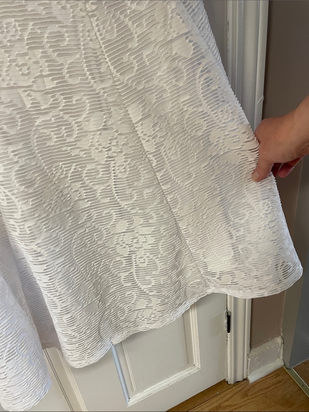 Lane Bryant white sleeveless fit&flare midi dress NWT women’s size 14-16 - Picture 5 of 14